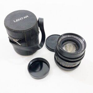 Super Lentar 28mm f2.8 Pre-Set Wide Angle Lens w/Pentax Screw Mount Japan & Case